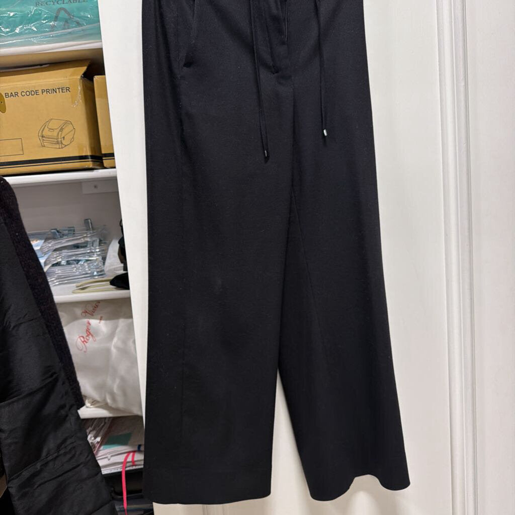 Black Wool Pant