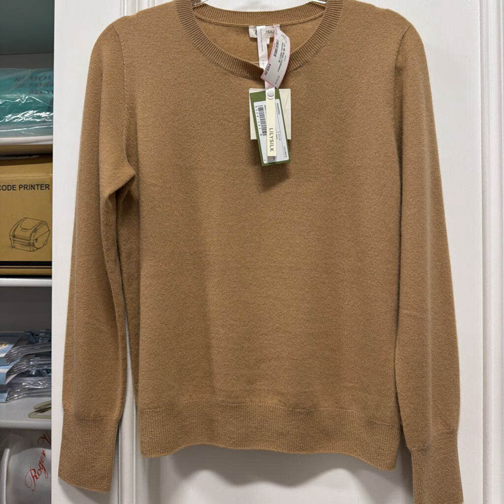 Beige Cashmere Sweater (NWT)