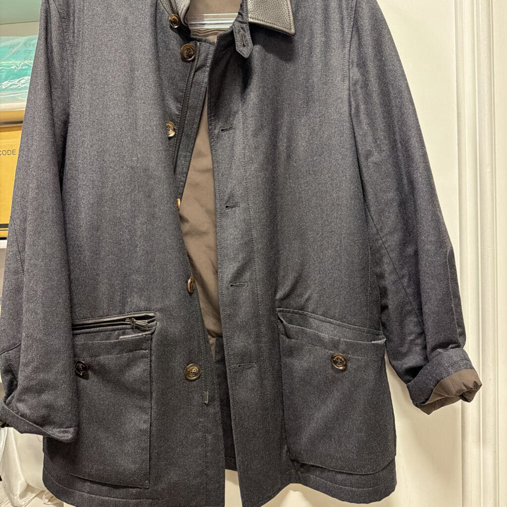 Grey Wool Blend Jacket (men's)