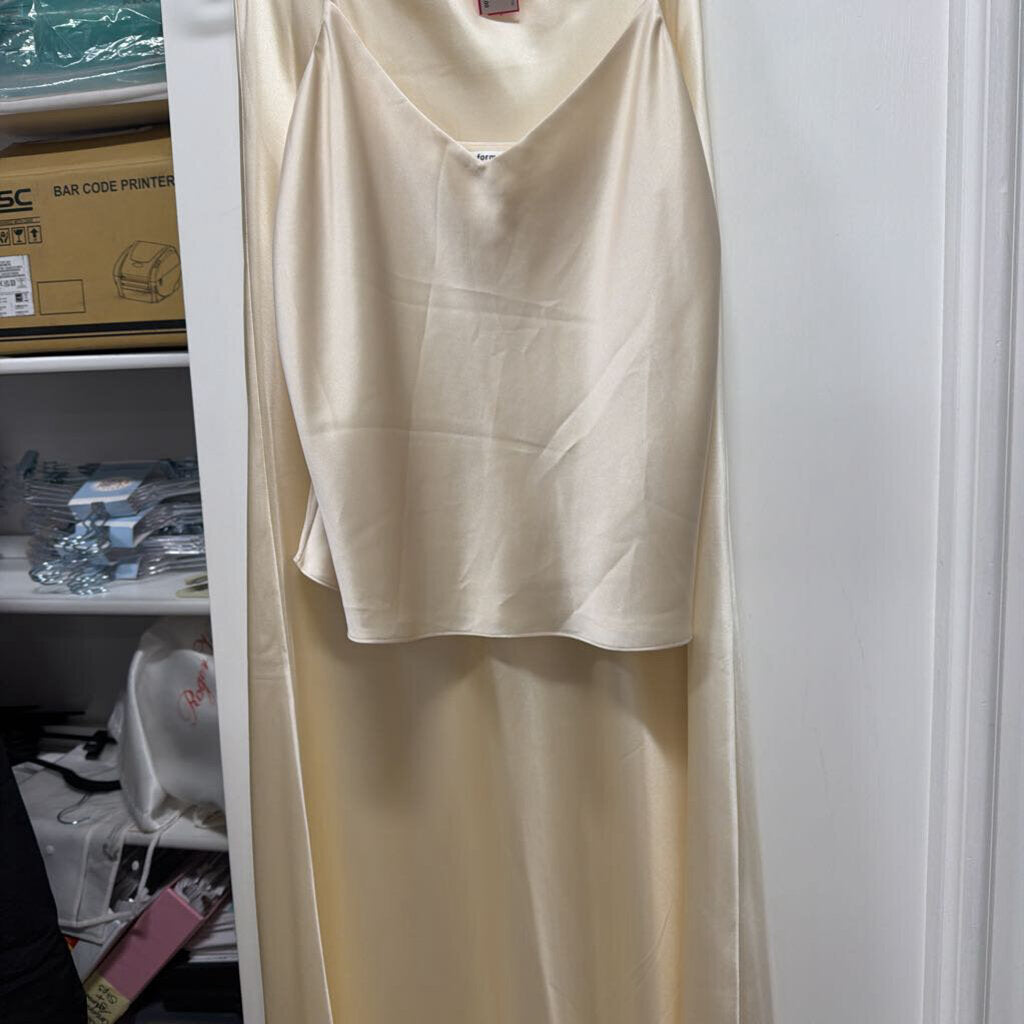 Cream Acetate Tank/Skirt (SET 298)