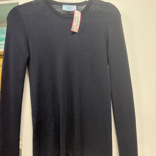 2017 Navy Blue Cashmere/Silk Sweater
