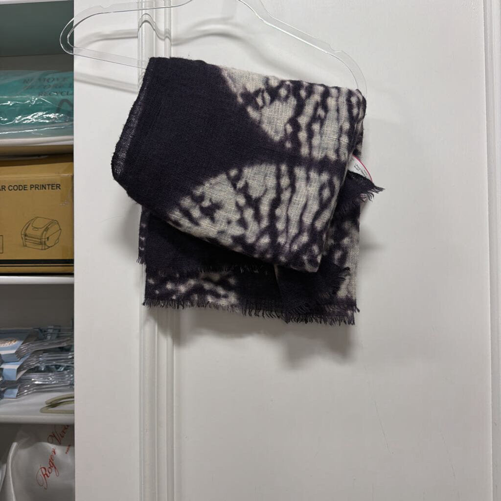 Purple Tie Dye Scarf