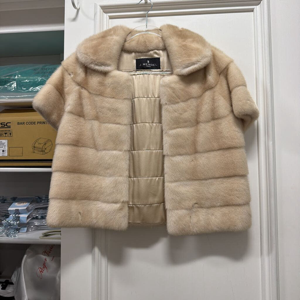 Cream Fur SS Jacket