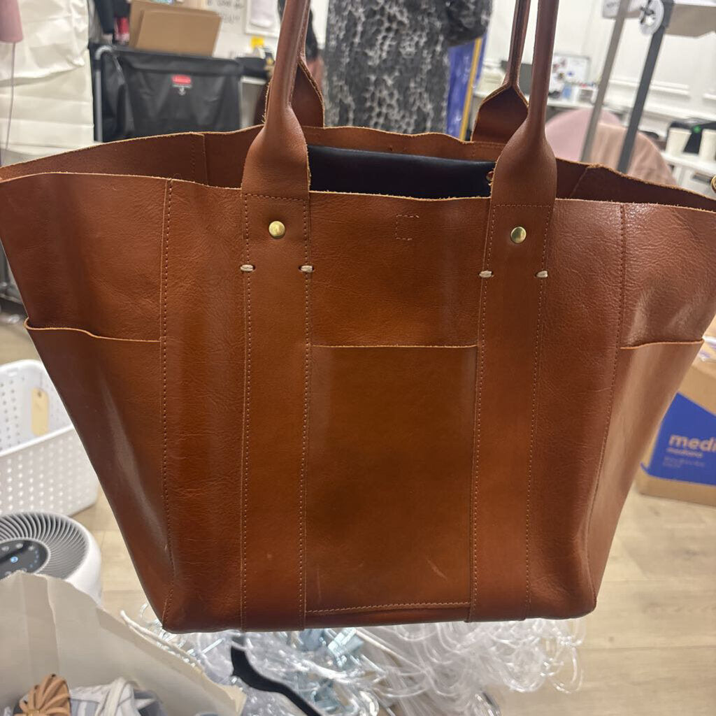 Brown Leather Tote