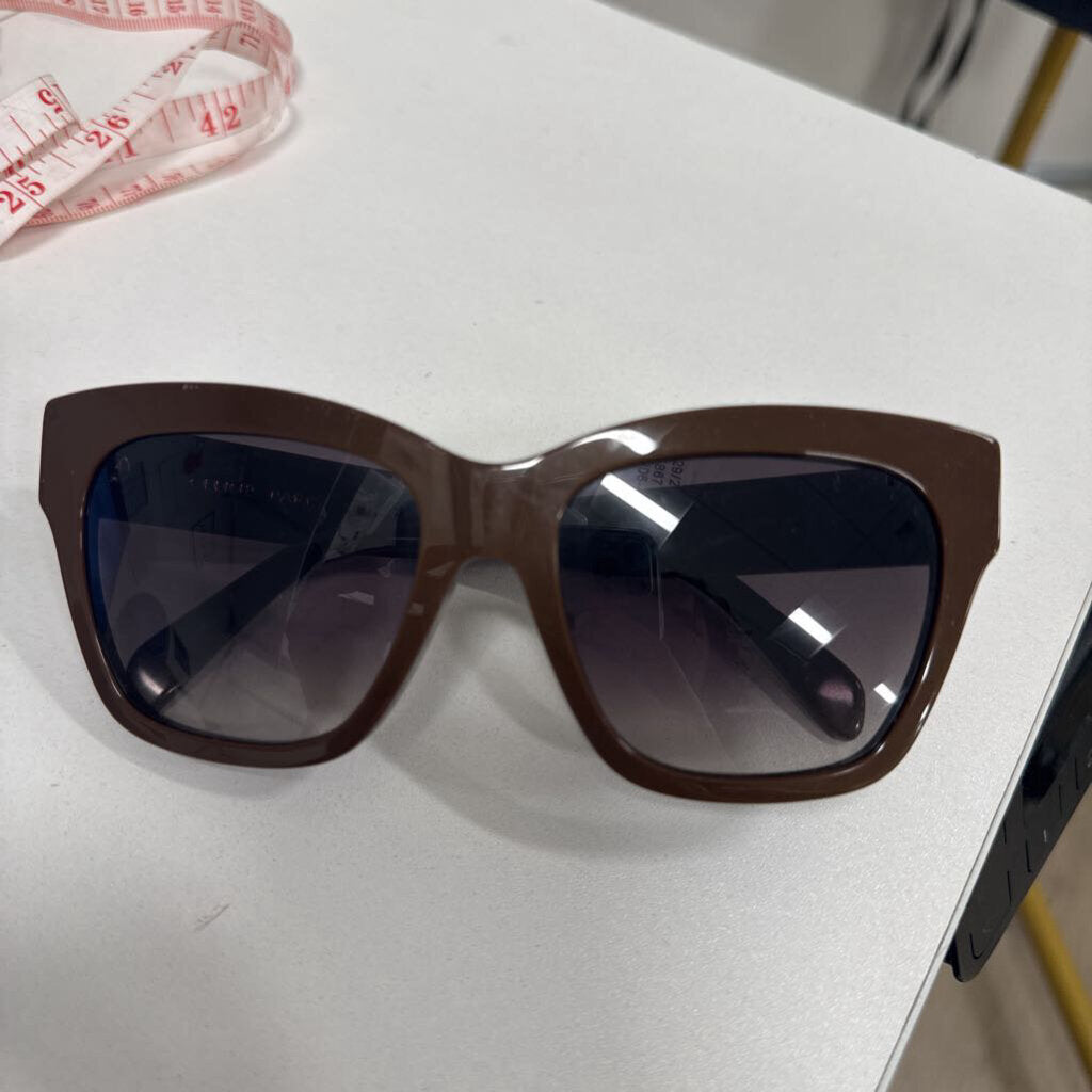 Brown Square Frame Sunglasses