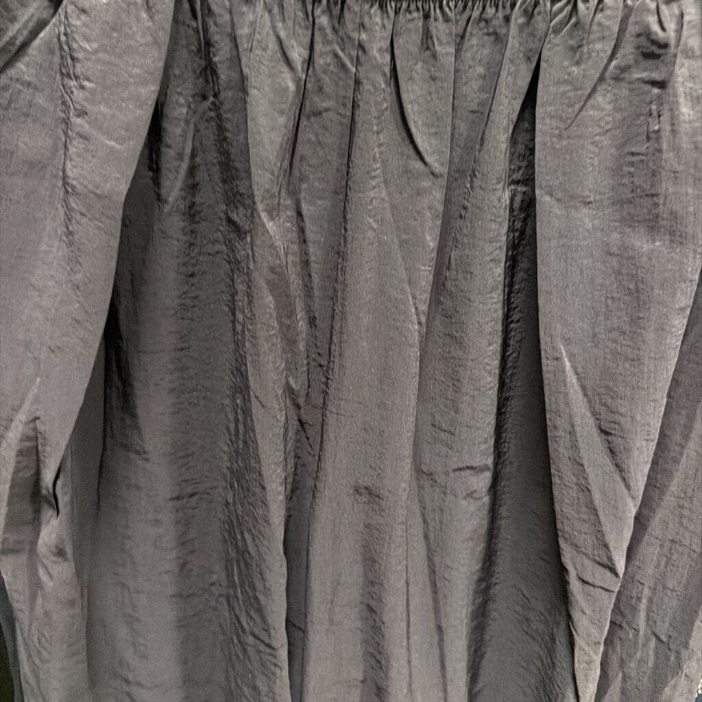 Black Poly Wide Leg Pants (NWT)