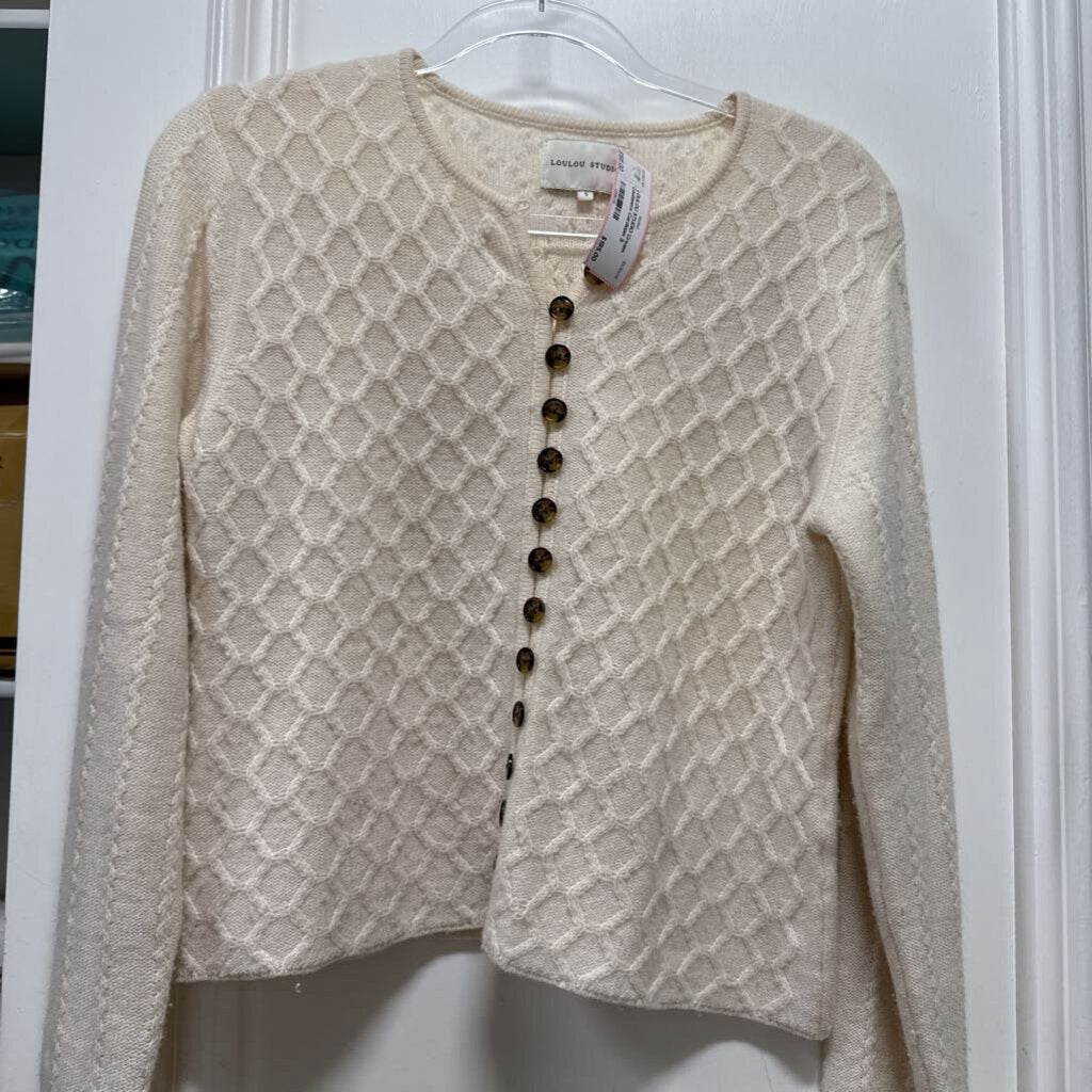 Cream Cashmere Cardigan