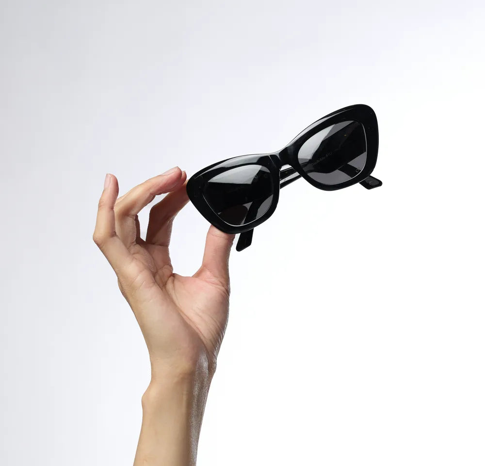 Designer accessories arranged editorially
